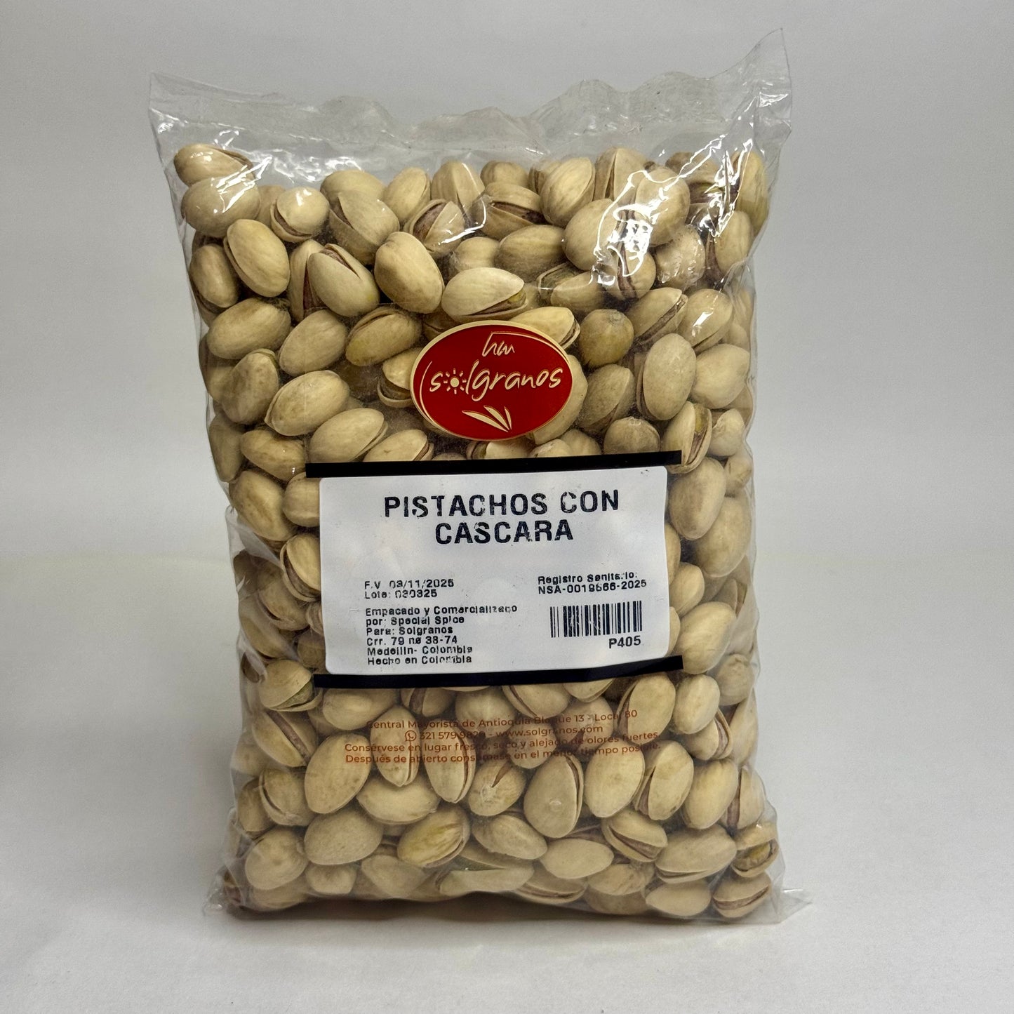 Pistacho con Cascara
