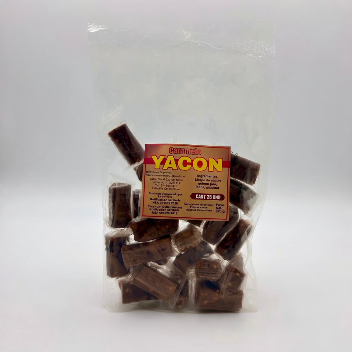 Caramelos de Yacon