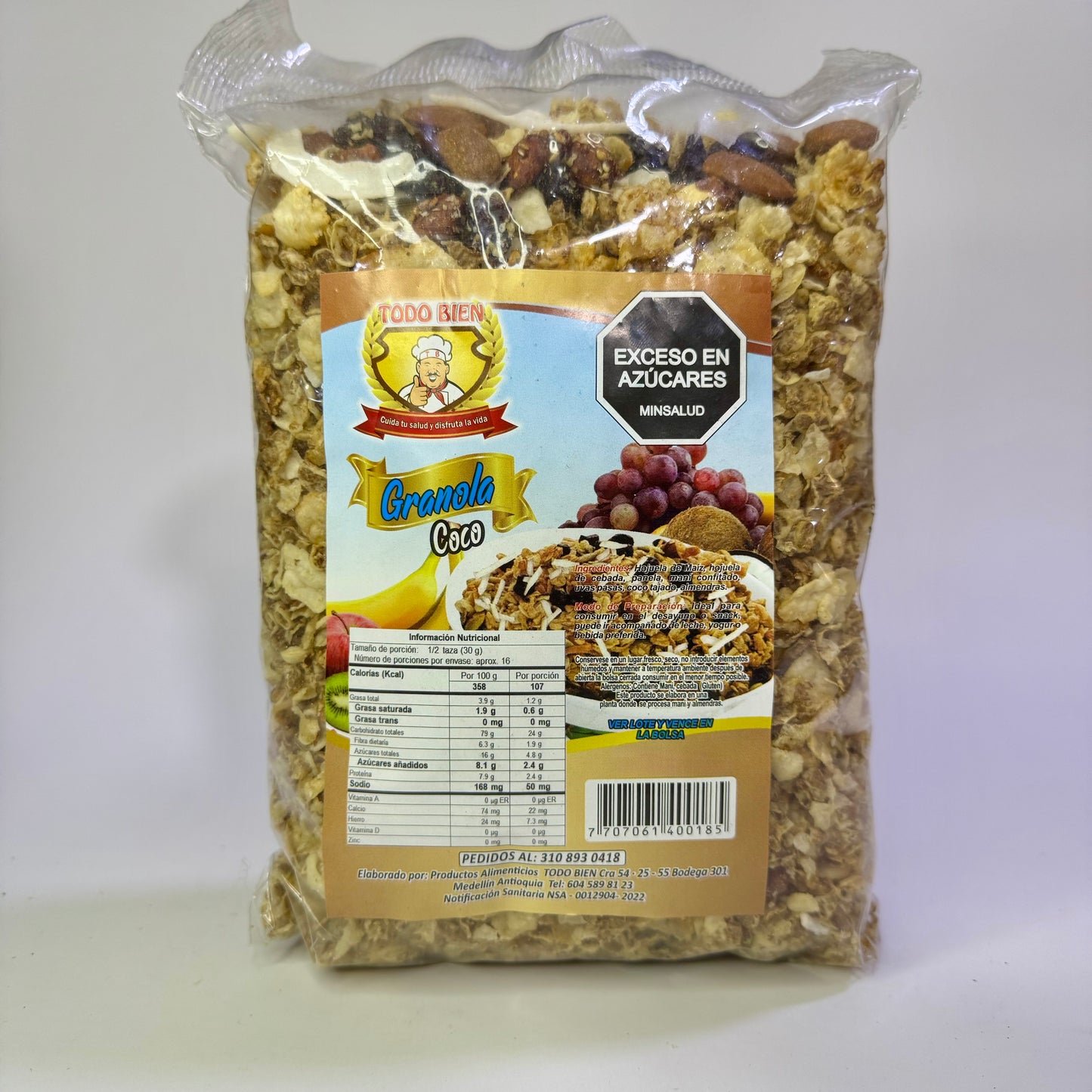 Granola de coco