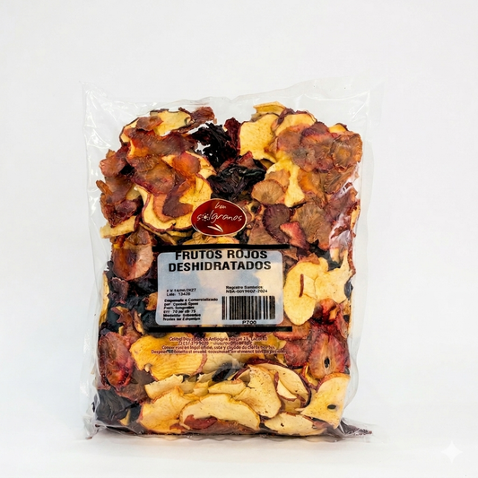 Frutos rojos deshidratados