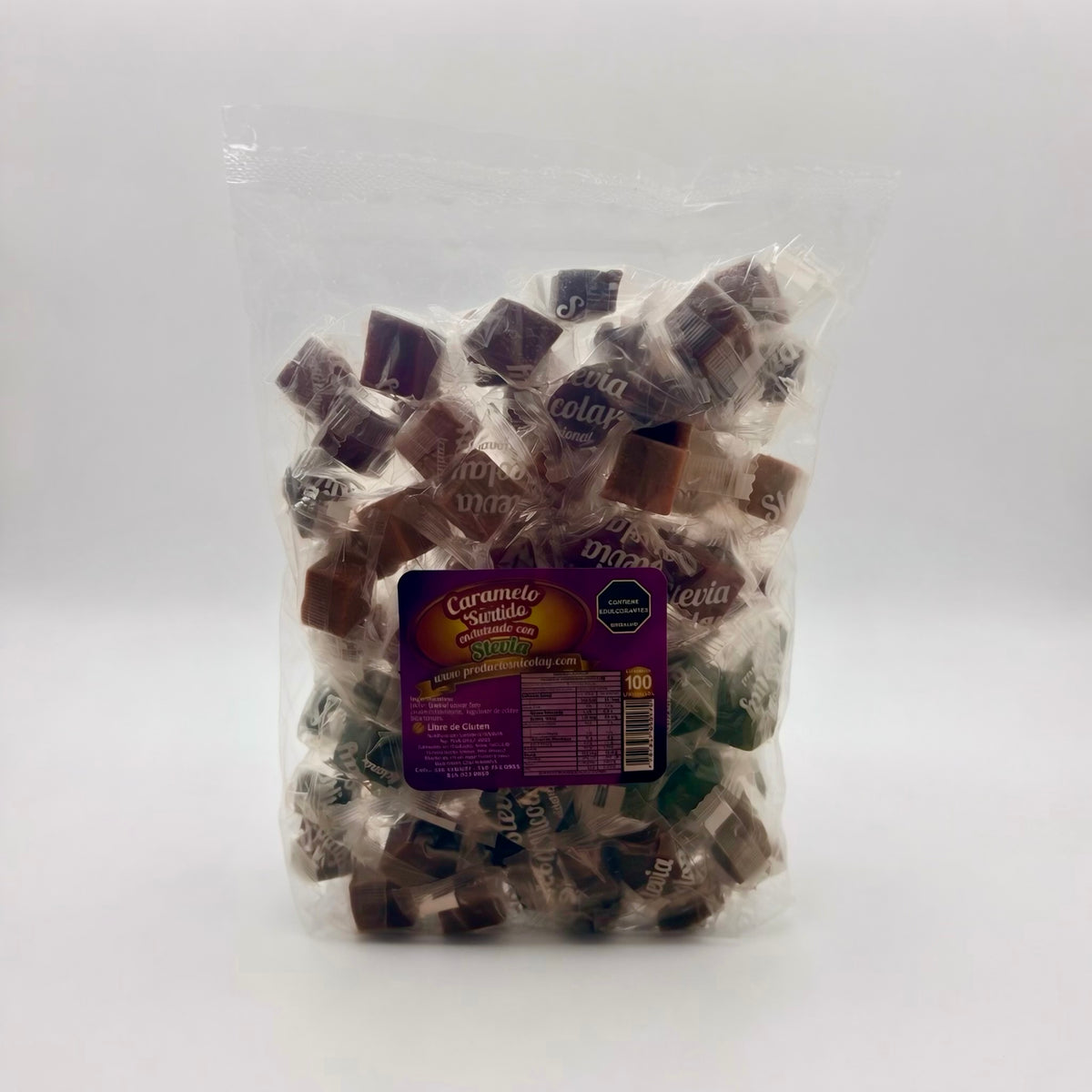 Caramelos surtidos con estevia