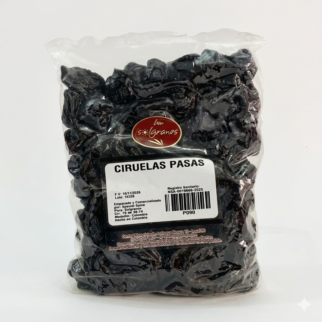 Ciruelas pasas