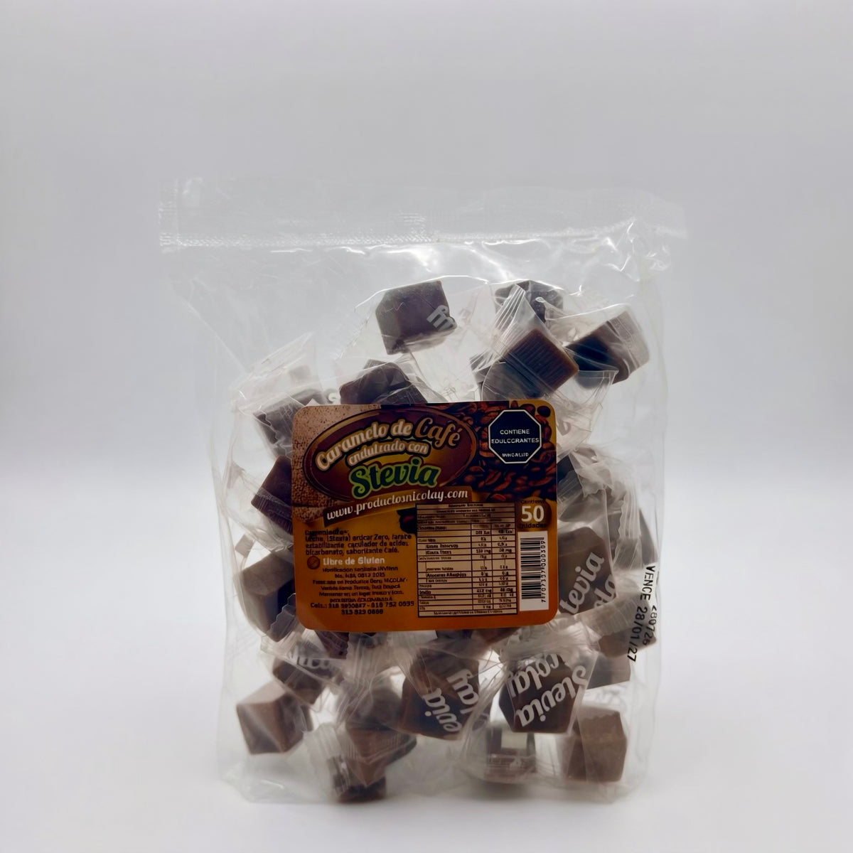 Caramelos con estevia
